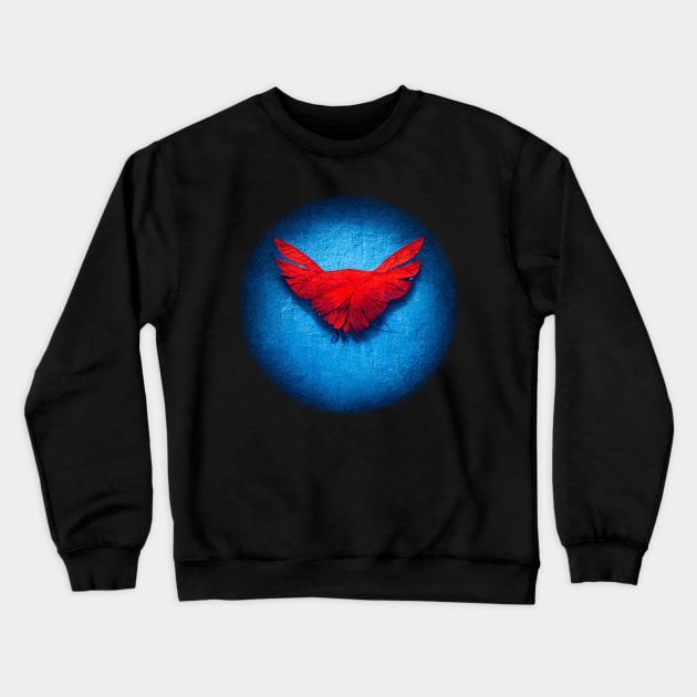 Red Wings Crewneck Sweatshirt by orange-teal